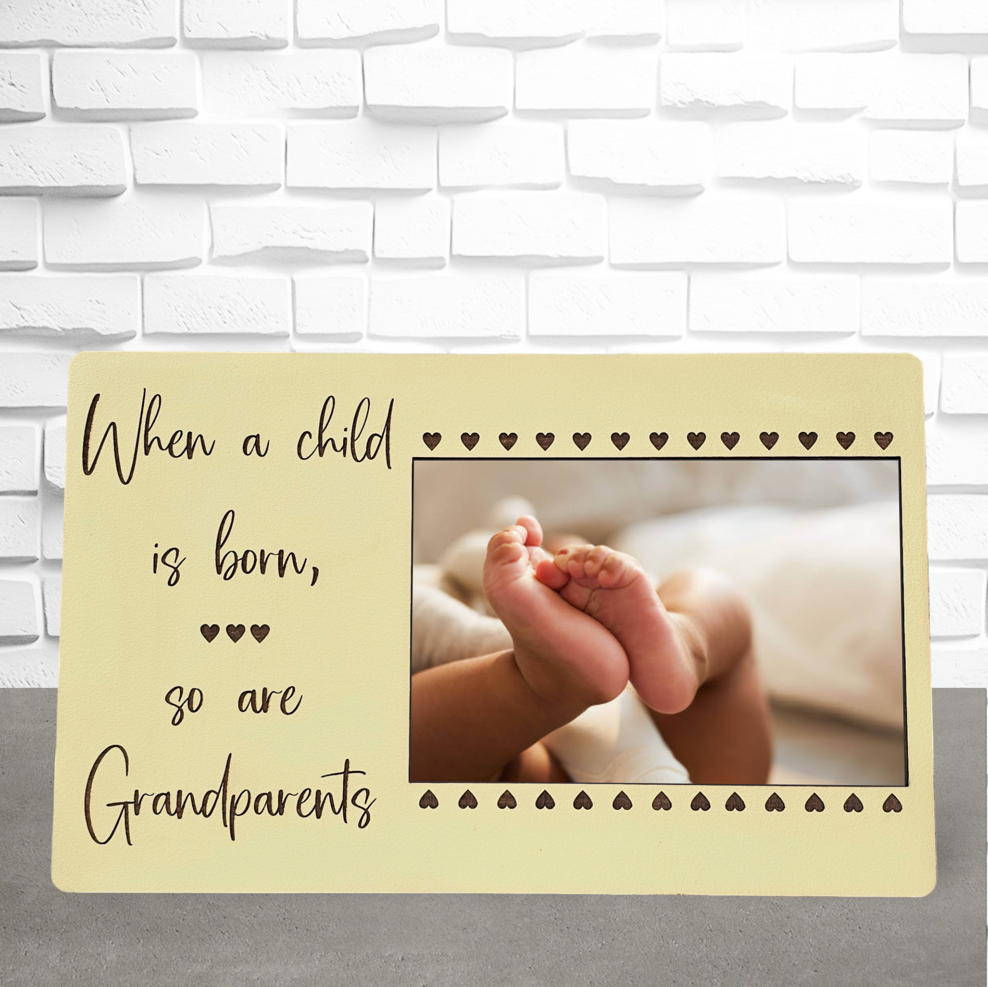 Grandparents Are Born Photo Frame